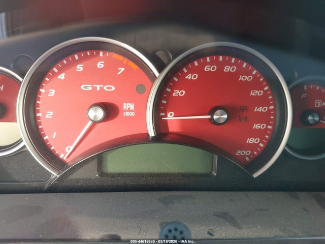 Продаж на аукціоні авто 2005 Pontiac Gto, vin: 6G2VX12U85L396022, номер лоту: 44616980