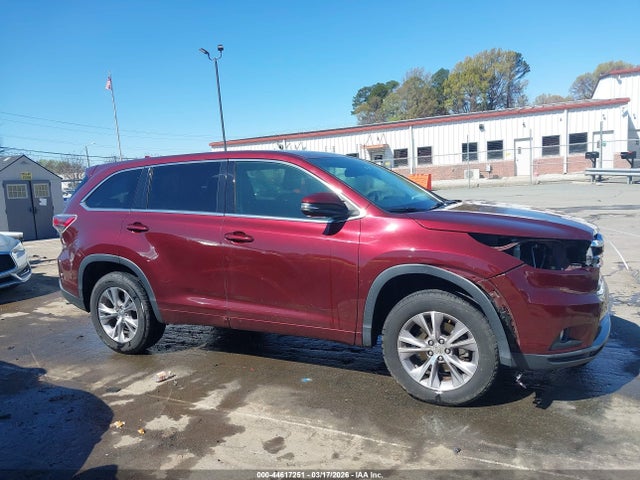 Aukcja sprzedaży 2015 Toyota Highlander Le Plus V6, vin: 5TDZKRFHXFS062076, numer aukcji: 44617251