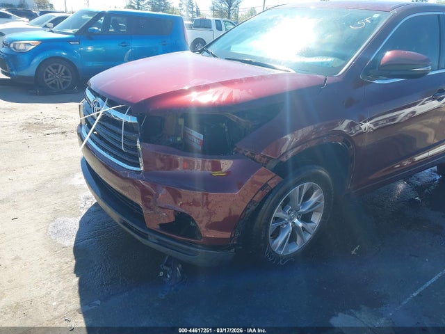 Aukcja sprzedaży 2015 Toyota Highlander Le Plus V6, vin: 5TDZKRFHXFS062076, numer aukcji: 44617251