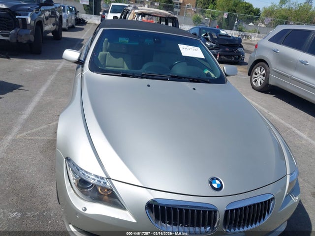 2008 Bmw 650i მანქანა იყიდება აუქციონზე, vin: WBAEB53538CX63383, აუქციონის ნომერი: 44617287