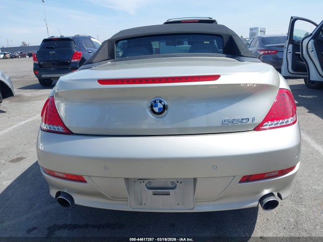 2008 Bmw 650i მანქანა იყიდება აუქციონზე, vin: WBAEB53538CX63383, აუქციონის ნომერი: 44617287
