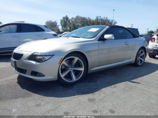 2008 Bmw 650i მანქანა იყიდება აუქციონზე, vin: WBAEB53538CX63383, აუქციონის ნომერი: 44617287