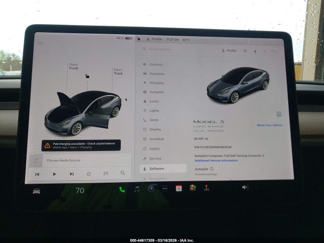 Продажа на аукционе авто 2021 Tesla Model 3 Long Range Dual Motor All-wheel Drive, vin: 5YJ3E1EB9MF983539, номер лота: 44617309