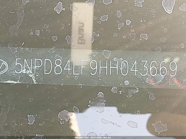 5NPD84LF9HH043669 Hyundai ELANTRA SE