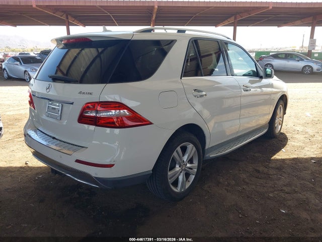 2012 Mercedes-benz Ml 350 4matic მანქანა იყიდება აუქციონზე, vin: 4JGDA5HB6CA065611, აუქციონის ნომერი: 44617391