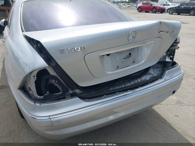 2006 Mercedes-benz S 500 მანქანა იყიდება აუქციონზე, vin: WDBNG75J06A480747, აუქციონის ნომერი: 44617408