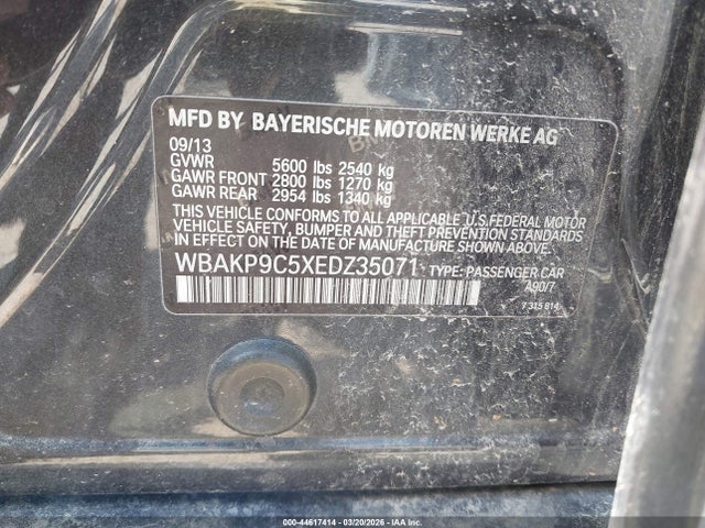 2014 BMW 550I WBAKP9C5XEDZ35071 Photo 8