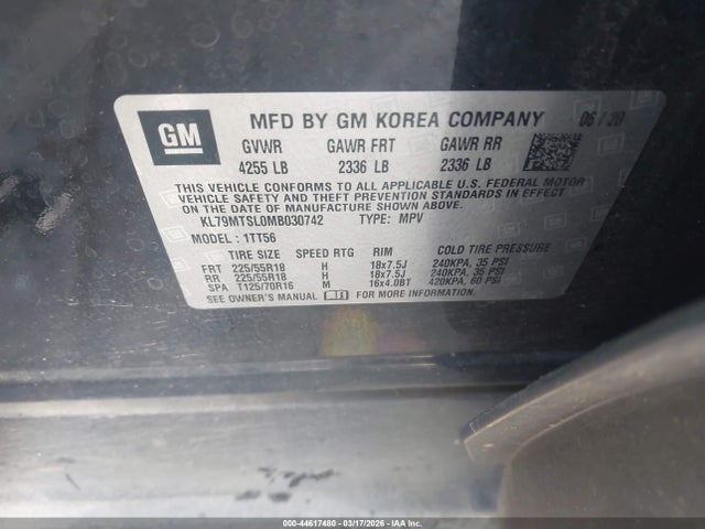 2021 CHEVROLET TRAILBLAZER KL79MTSL0MB030742 Photo 8