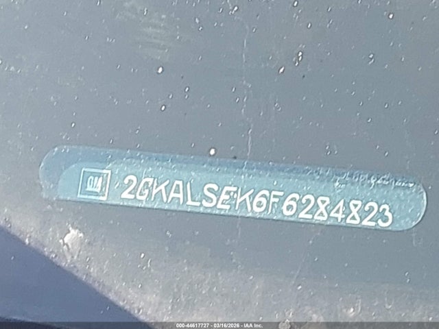 Aukcja sprzedaży 2015 Gmc Terrain Slt-1, vin: 2GKALSEK6F6284823, numer aukcji: 44617727