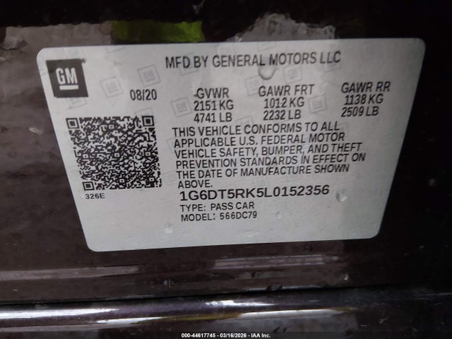 2020 CADILLAC CT5 1G6DT5RK5L0152356 Photo 8