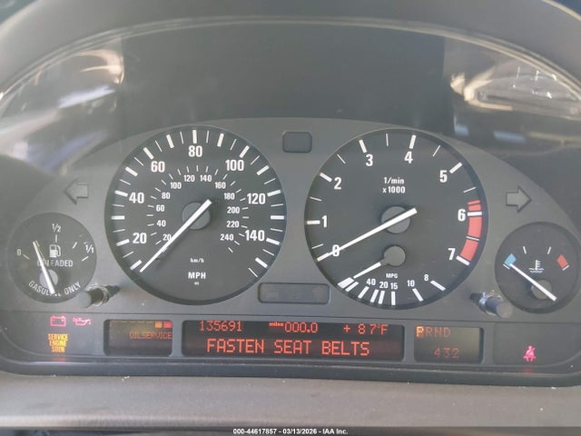 Продаж на аукціоні авто 2001 Bmw 740il, vin: WBAGH83401DP29840, номер лоту: 44617857