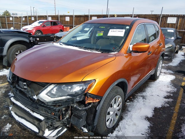 2017 Nissan Rogue S მანქანა იყიდება აუქციონზე, vin: JN8AT2MV9HW275926, აუქციონის ნომერი: 44617860