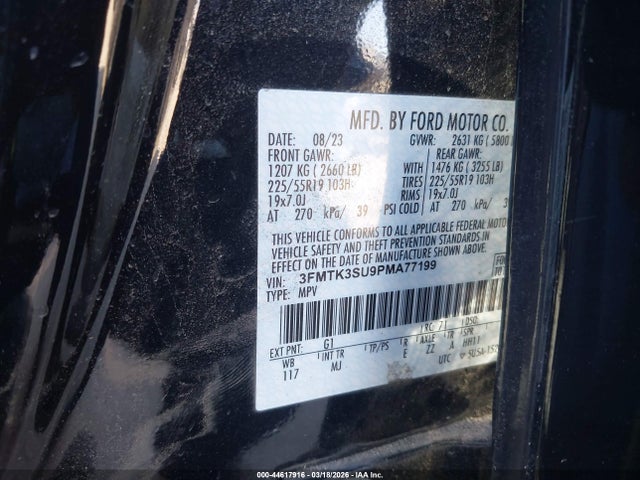 Ford Mustang Mach-e Premium 2023 3FMTK3SU9PMA77199 Image 9