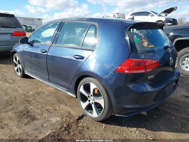 44617934 :رقم المزاد ، 3VW4T7AU5GM049492 vin ، 2016 Volkswagen Golf Gti S 4-door مزاد بيع