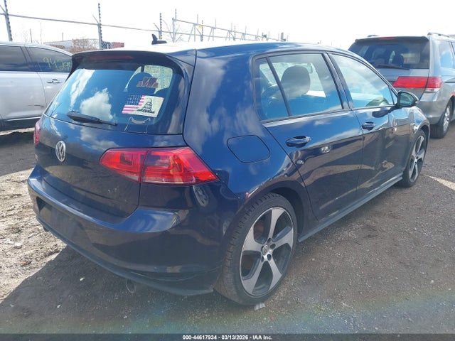 44617934 :رقم المزاد ، 3VW4T7AU5GM049492 vin ، 2016 Volkswagen Golf Gti S 4-door مزاد بيع