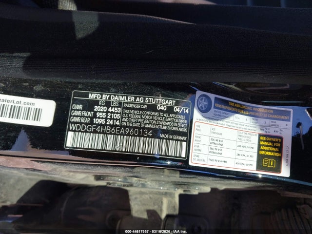 Продаж на аукціоні авто 2014 Mercedes-benz C 250 Sport, vin: WDDGF4HB6EA960134, номер лоту: 44617957