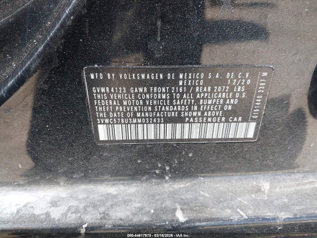 2021 VOLKSWAGEN JETTA 3VWC57BU3MM032433 Photo 8