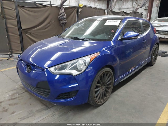 Hyundai Veloster Turbo W/black 2014 KMHTC6AE9EU193567 Image 2