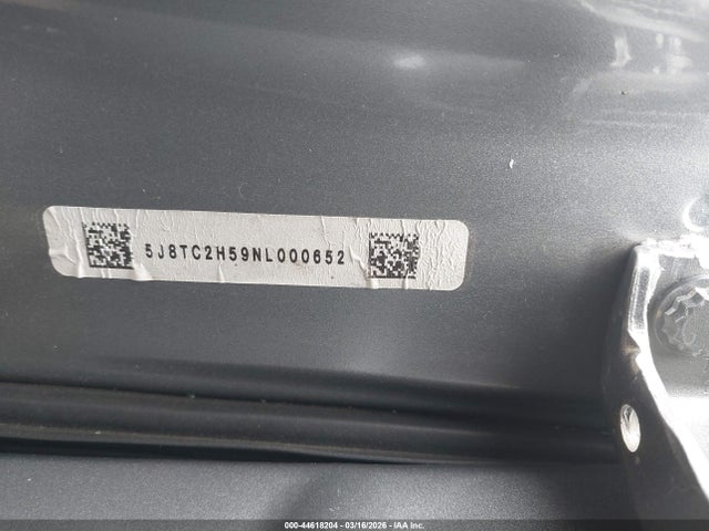 Aukcja sprzedaży 2022 Acura Rdx Technology Package, vin: 5J8TC2H59NL000652, numer aukcji: 44618204