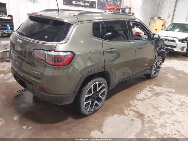 44618341 :رقم المزاد ، 3C4NJDCBXHT634308 vin ، 2017 Jeep New Compass Limited 4x4 مزاد بيع