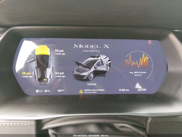 Aukcja sprzedaży 2020 Tesla Model X Long Range Dual Motor All-wheel Drive/long Range Plus Dual Motor All-wheel Drive, vin: 5YJXCAE26LF248281, numer aukcji: 44618475
