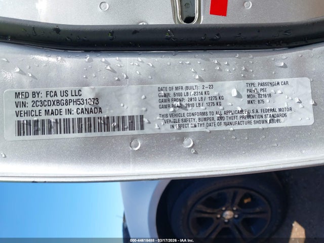 2023 DODGE CHARGER 2C3CDXBG8PH531073 Photo 8