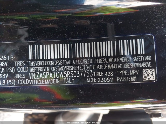 ZASPATCW5R3037753 Alfa Romeo Tonale Ti Eawd