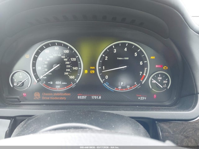 44618638 :رقم المزاد ، WBAYA8C55DD227623 vin ، 2013 Bmw 750i مزاد بيع