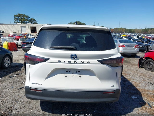 44618704 :رقم المزاد ، 5TDKSKFC8SS175712 vin ، 2025 Toyota Sienna Le مزاد بيع