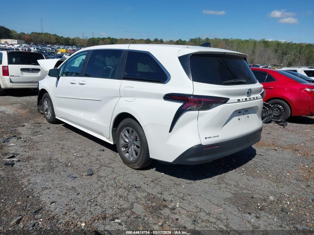 44618704 :رقم المزاد ، 5TDKSKFC8SS175712 vin ، 2025 Toyota Sienna Le مزاد بيع