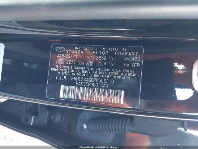 Hyundai ELANTRA SEL 2023 KMHLS4AG0PU506310 Image 9