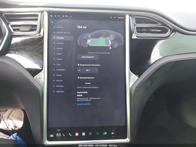 44618895 :رقم المزاد ، 5YJSA1E19GF150617 vin ، 2016 Tesla Model S 60/70/75/85 مزاد بيع