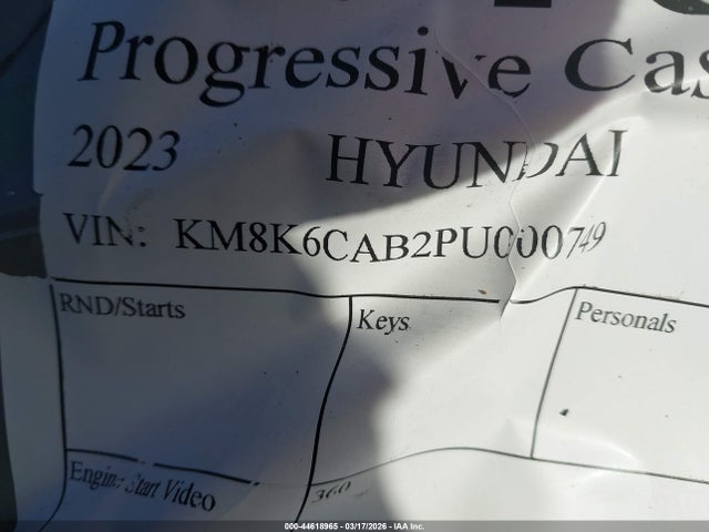 2023 HYUNDAI KONA KM8K6CAB2PU000749 Photo 8
