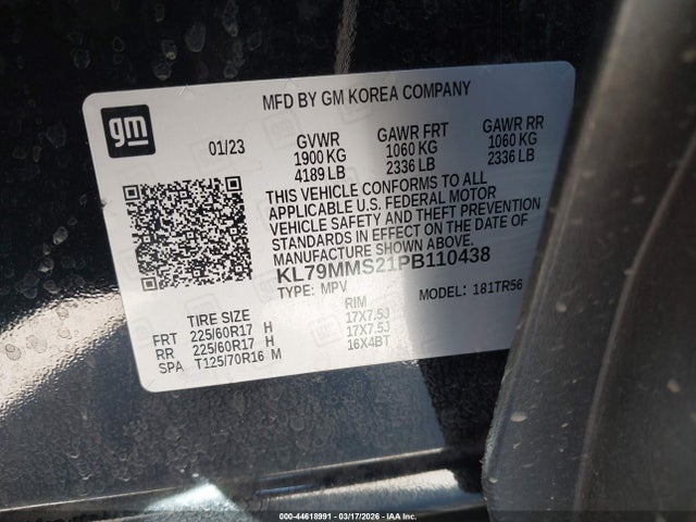 2023 CHEVROLET TRAILBLAZER KL79MMS21PB110438 Photo 8