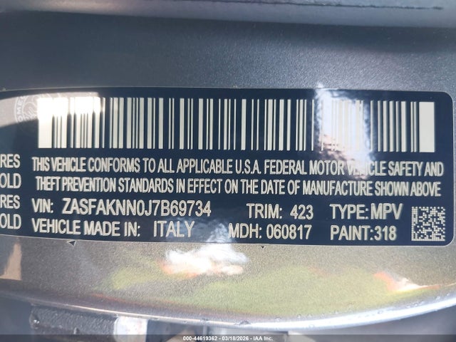 2018 ALFA ROMEO STELVIO ZASFAKNN0J7B69734 Photo 8