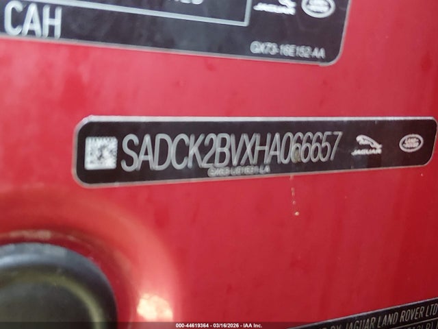 2017 JAGUAR F-PACE SADCK2BVXHA066657 Photo 8