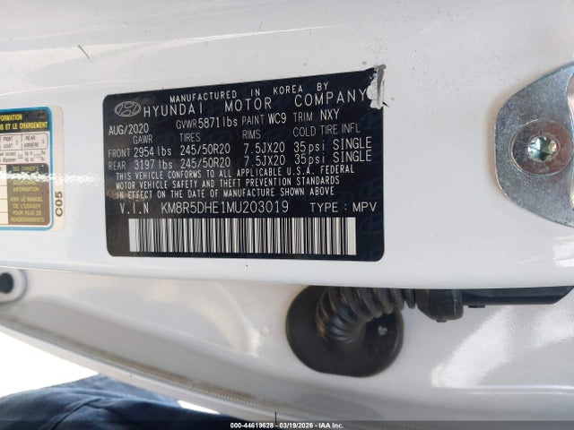 2021 HYUNDAI PALISADE KM8R5DHE1MU203019 Photo 8