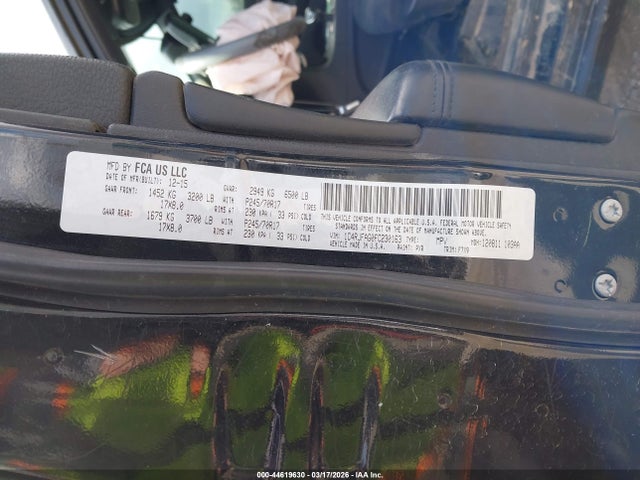 Auction sale of the 2015 Jeep Grand Cherokee Laredo, vin: 1C4RJFAG0FC230163, lot number: 44619630