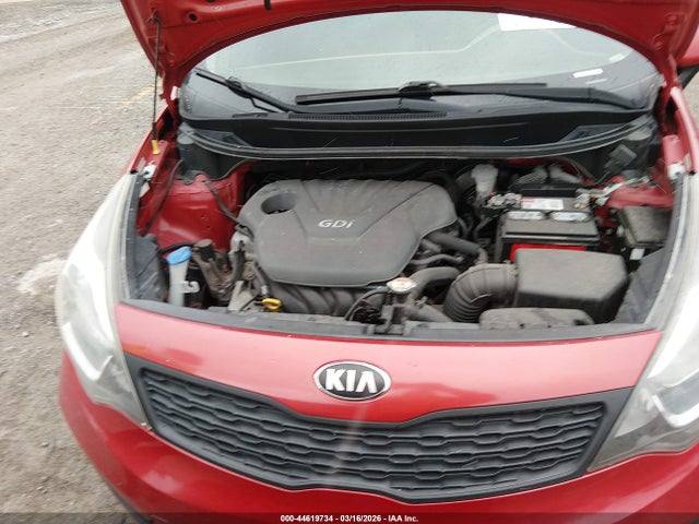 2014 Kia Rio Lx მანქანა იყიდება აუქციონზე, vin: KNADM4A33E6379650, აუქციონის ნომერი: 44619734
