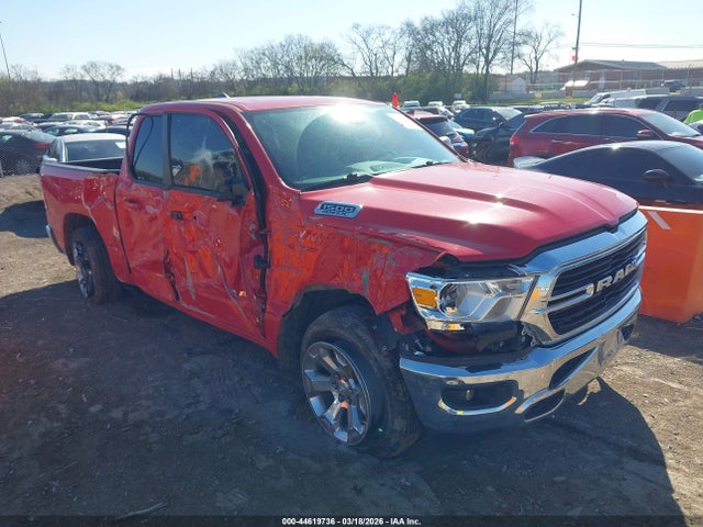 44619736 :رقم المزاد ، 1C6SRFBT1MN527800 vin ، 2021 Ram 1500 Big Horn  4x4 6'4 Box مزاد بيع