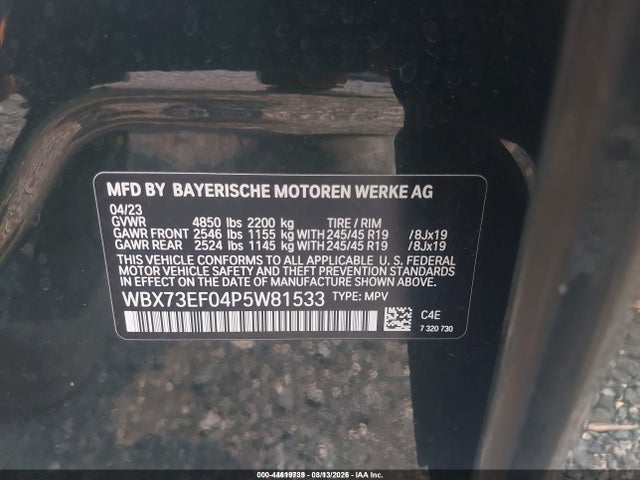 2023 BMW X1 WBX73EF04P5W81533 Photo 8