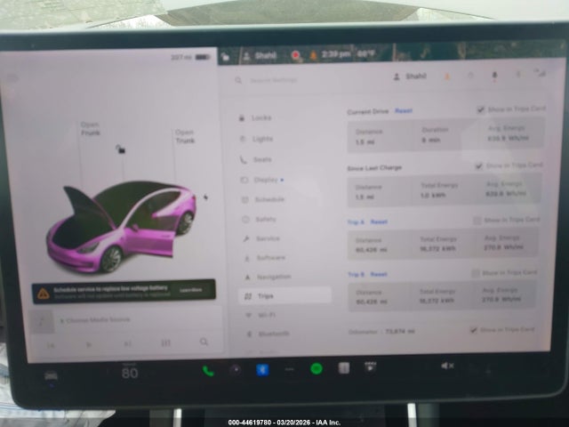 2018 Tesla Model 3 Long Range/mid Range მანქანა იყიდება აუქციონზე, vin: 5YJ3E1EA3JF046396, აუქციონის ნომერი: 44619780
