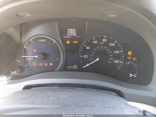 44619818 :رقم المزاد ، JTJBC1BA0A2017833 vin ، 2010 Lexus Rx 450h مزاد بيع