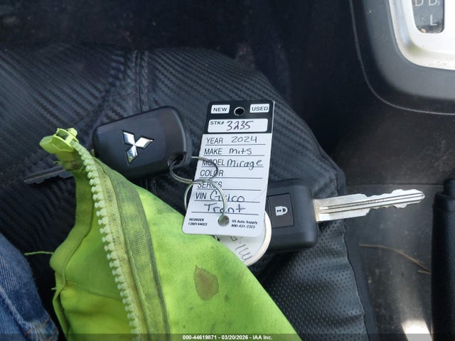 Aukcja sprzedaży 2024 Mitsubishi Mirage Es, vin: ML32AUHJ0RH006649, numer aukcji: 44619871