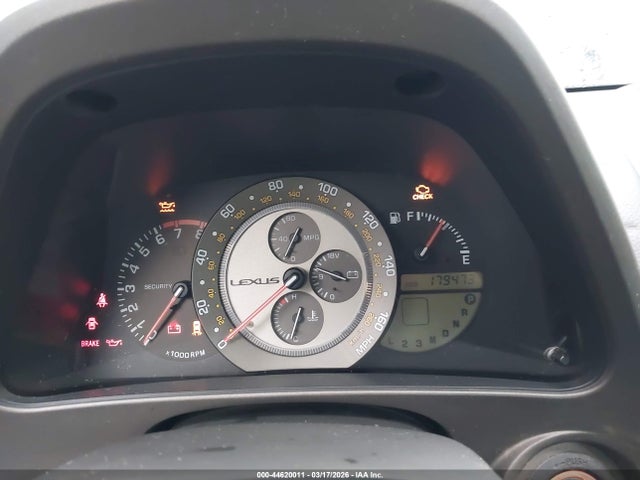 Aukcja sprzedaży 2001 Lexus Is 300, vin: JTHBD182410031812, numer aukcji: 44620011