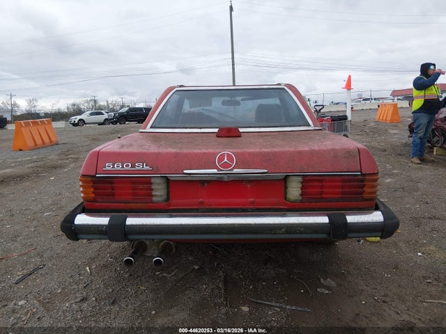 Продажа на аукционе авто 1987 Mercedes-benz 560 Sl, vin: WDBBA48D9HA073814, номер лота: 44620253