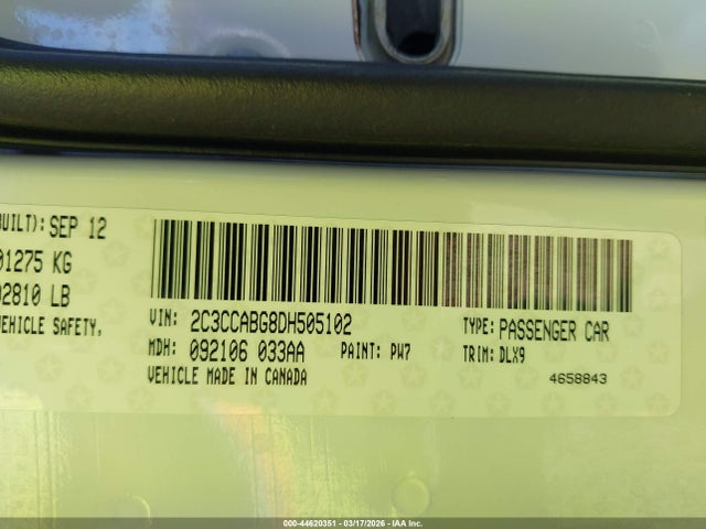 Продаж на аукціоні авто 2013 Chrysler 300 300s, vin: 2C3CCABG8DH505102, номер лоту: 44620351
