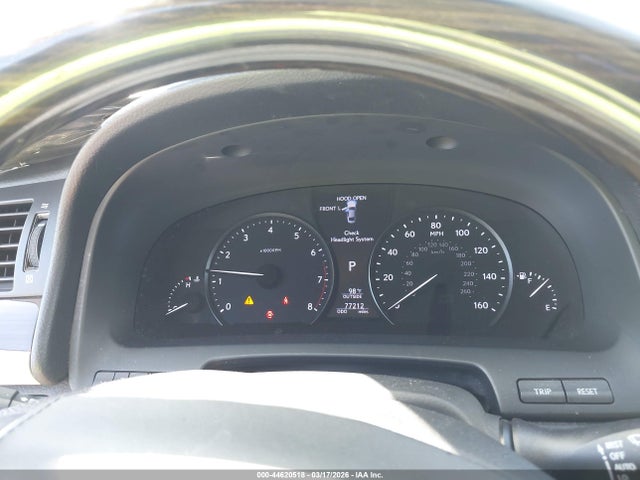 Aukcja sprzedaży 2013 Lexus Ls 460, vin: JTHBL5EF5D5123505, numer aukcji: 44620518