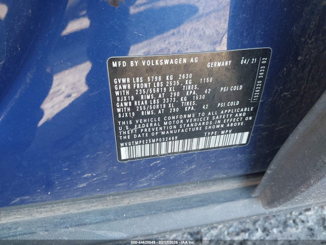 WVGTMPE25MP032469 Volkswagen ID.4 PRO S