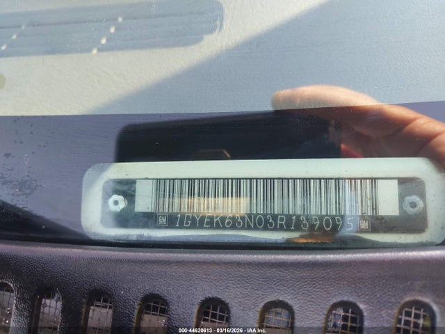 Aukcja sprzedaży 2003 Cadillac Escalade Standard, vin: 1GYEK63N03R139095, numer aukcji: 44620613
